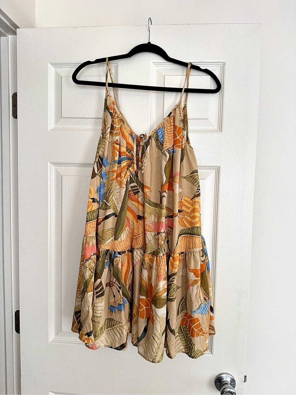 H&M Loose-Fit Abstract Print Mini Dress Size Medium